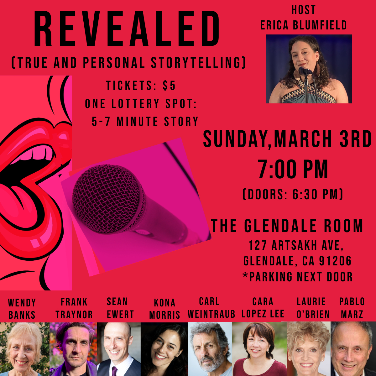 Revealed March 3rd 2024 flyer